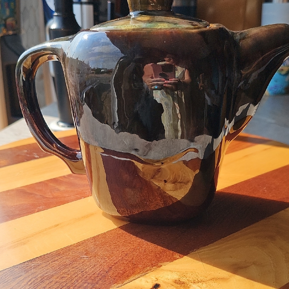 Rare Vintage Antique Ceramique De Beauce Tea Or Coffee Pot